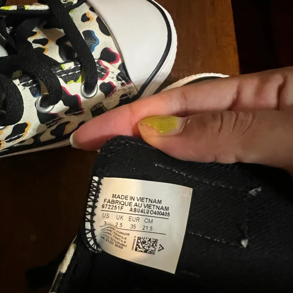 Kid’s Leopard Print Converse Sneakers